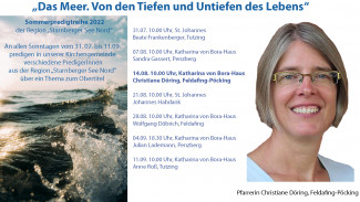 Sommerpredigtreihe 2022 - Christiane Döring, Feldafing-Pöcking