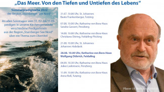 Sommerpredigtreihe 2022 - Pfr. i.R. Wolfgang Döbrich