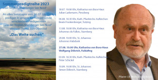Sommerpredigtreihe 2023 - Döbrich, Wolfgang