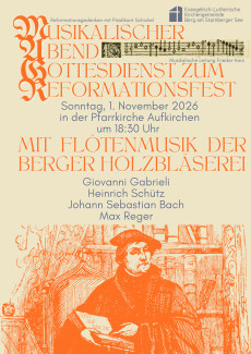 Einladungsplakat zu Lust auf Kirche zum Reformationstag 