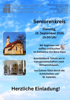 Einladung zum Seniorenkreis