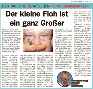 30.09.2022 tz-Ratgeber - Der kleine Floh ist ein ganz Großer