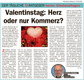 10.02.2023 - tz-Ratgeber - Valentinstag - Herz oder nur Kommerz