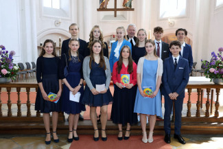 Gruppenfoto Konfirmation 2024
