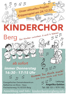 Kinderchor - Neustart Oktober 2022