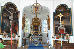 St. Martin und St. Nikolaus in Farchach - Innenraum