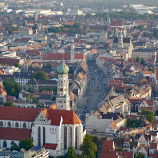 Blick auf Augsburg
