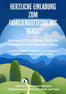 Familiengottesdienst Juli 2025