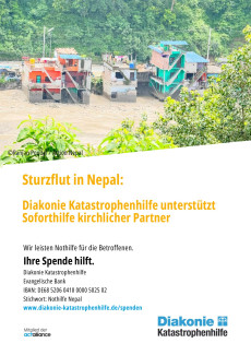 Spendenaufruf Nepal