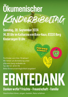 Ökumenischer Kinderbibeltag 2024