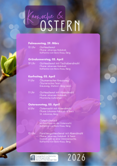 Karwoche & Ostern