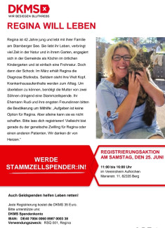 Stammzellenspender(in) gesucht