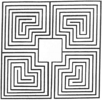 Labyrinth - römische Form