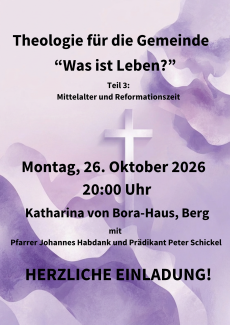 Theologie für die Gemeinde 20261026