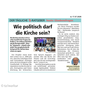 tz-Kolumne vom 23.07.2026